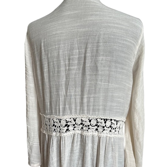 Women’s Swim Crocheted Open Front Cover Up Size S/M - Picture 5 of 17